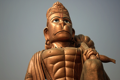 Hanuman Ji is worshiped by millions of devotees in India for his courage, bravery and strength. In this archive story we visit a temple in Haryana to learn more this monkey figure in Hinduism. Read more in this archive story.